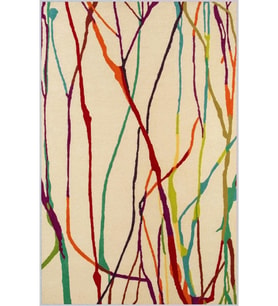 Eliana Home Baskılı, Yıkanabilir Kaymaz Taban Salon Halısı LNA1153 100x150 cm (Bej)