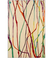 Eliana Home Baskılı, Yıkanabilir Kaymaz Taban Salon Halısı LNA1153 100x150 cm (Bej)