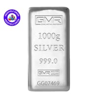 E-GÜMÜŞ 1000gr. Gmr Külçe Gümüş (Gümüş Gri)