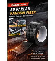 5D KARBON FİBER ARAÇ KORUMA BANDI Çizilmelere SON! Aracına Sportif & Premium Görünüm! 7cm 3 metre