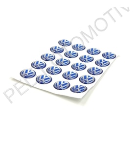 Volkswagen Anahtar Logosu (1 Adet 10MM) 3C0837891 MAVİ
