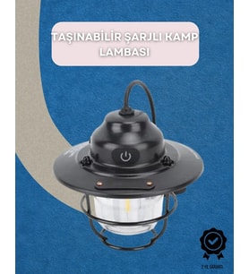 Dış Mekan İçin Şık Led Fener – 4400mah Pil, Ipx4 Su Geçirmez, Asılabilir