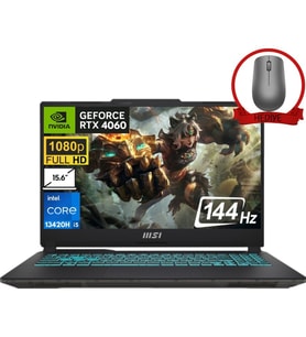 MSI Msı Cyborg 15 Intel Core I5-13420H 32GB 2tb SSD 8GB/RTX4060 15.6" 144Hz W11P Full Hd Taşınabilir Bilgisayar A13VF-895XTR-A71 & Anzar Mouse