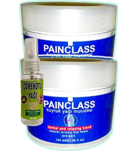 Painclass Kuyruk Yağı Bakım 2X100 Ml+30 ml Çörek Otu Yağı ile
