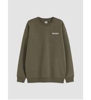 LCW Kids Haki Bisiklet Yaka Erkek Çocuk Sweatshirt