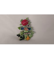 Magnet Kaplumbağa Simit Buzdolabı Süsü Çapa Deniz Mıknatıslı Magnet
