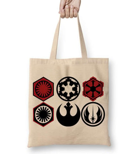Star Wars Simge Bez Çanta Uzun Saplı