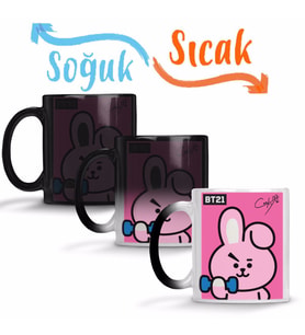 Bts T21 Cooky Sihirli Kupa Bardak Porselen
