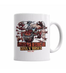 Appetite for Destruction 1987 Kupa Bardak Porselen