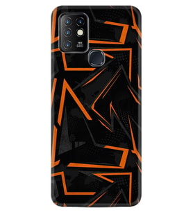 INFINIX Hot 8 9 10 11S Hot 10 Play 10T Kılıf Desemli Silikon Zigzaglar 1651