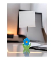 Mavi Papatya Not - Fotoğraf Tutucu Hediye Ofis Seti