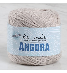 La Mia Angora 50Gr. Bej El Örgü İpi - L003 - 34218