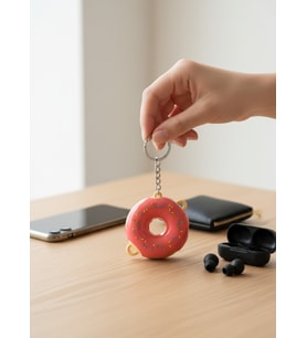 Donat Figürlü Anahtarlık