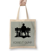 Forrest Gump Bench Movie Silhouette Bez Çanta Uzun Saplı