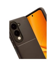 Vivo Y29s Auto Fus Karbon Kapak - Kahverengi