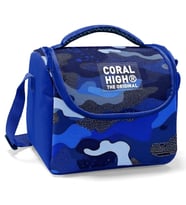 Coral High Erkek Çocuk Termoslu Beslenme Çantası - Mavi Lacivert Kamuflaj, Erkek Çocuk (Çok Renkli)
