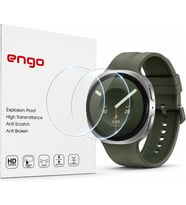 Samsung Galaxy Watch 9 44mm İle Uyumlu Ekran Koruyucu Nano Parlak Çizilmeye Dayanıklı Akıllı Saat Koruması, 9H Kırılmaz Esnek Cam, Hd Şeffaf 2 Adet SM-L350