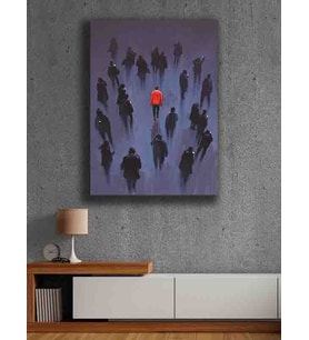 Koç stüdyo Modern tasarım kanvas tablo 50x70 (Çok Renkli)