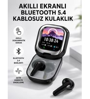Bluetooth 5.4 Kulaklık – Gürültü Engelleme Ve Akıllı Ekranlı Şarj Kutusu