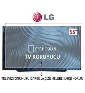LG OLED55C64LA TV EKRAN KORUYUCU - LG 55" inç 139 cm 4K OLED evo Smart TV AI Sihirli Kumanda webOS26,Uyd