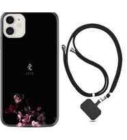 Apple iPhone 11 12 13 Mini Kılıf Boyun Askılı Silikon Love 1629