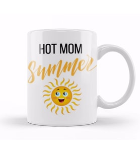 Hot Mom Summer Kupa Bardak Porselen
