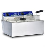 Pimak Elektrikli Ekonomik Model Fritöz 10 +10 LT 60 x 60 x 30 (cm)