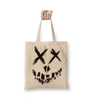 Suicide Squad Skull Beyaz Bez Çanta Uzun Saplı Alışveriş Çantası Plaj Çantası