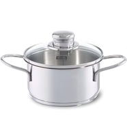 Fissler Tencere Atıştırmalıklar 14 Cm, 1 L, Cam Kapaklı