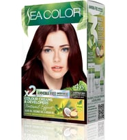 Sea Color Amonyaksız, Vegan, Doğal, Besleyici Kalıcı Saç Boyası%100 Beyaz Kapama (1 Paket 2 X 50 Ml