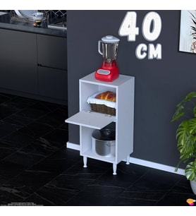 Eliusta Nova Çok Amaçlı Mutfak Modülü 40x87x32 cm Kiler Dolabı Ekmeklik ve Mutfak Düzenleyici