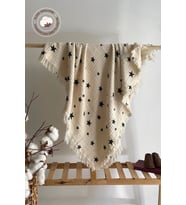 4 Katlı Müslin Krinkıl Bebek/çocuk Battaniyesi Ve Örtüsü - 100*120 Cm %100