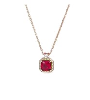 Masaliko Minimal Gümüş Kolye Sb1834, 925 Ayar Gümüş (Rose)