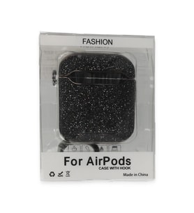 Apple Airpods 2 (2.nesil) Spell Simli Kılıf - Siyah