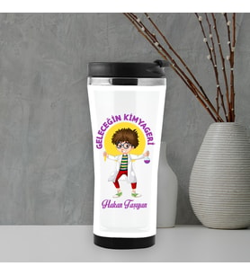 Geleceğin Kimyageri İsme Özel Termos Mug