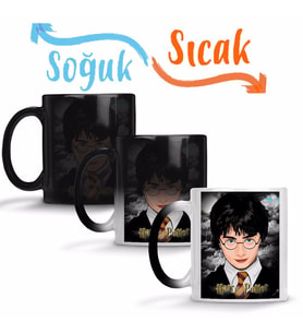 Harry Potter Sihirli Kupa Bardak Porselen