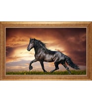 ALTIN ÇERÇEVELİ PASPARTULU TABLO CR1847