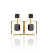 Kadir Jewellery 22 Ayar Altın Kaplama Kadın Sallantılı Küpe -El İşçiliği Ve Hipoalerjenik Küpe