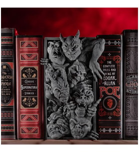 3 Boyutlu Kitaplık Aksesuarı Doğal TAŞ Kitap Tutucu Dekoratif BOOK NOOK Kitap Ayracı 3D Dekor