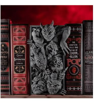 3 Boyutlu Kitaplık Aksesuarı Doğal TAŞ Kitap Tutucu Dekoratif BOOK NOOK Kitap Ayracı 3D Dekor