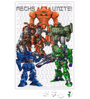 Mechs Unite Puzzle 240 Parça Yapboz