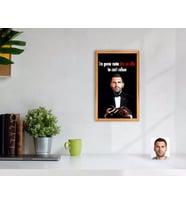 BK Gift Kişiye Özel Godfather Baba Karikatürlü Dekoratif Retro Ahşap Tablo-4