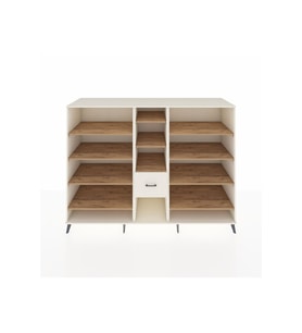 Kronos Dolap 11 Raflı 3 Çekmeceli  220x59x163 Aytaşı-Çam/Aytaşı