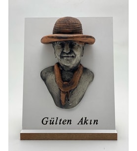 Gülten Akın Özel tasarım Ayaklı 3D Tablo (Beyaz)