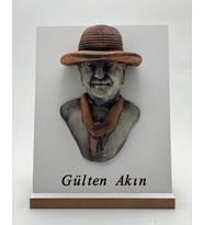 Gülten Akın Özel tasarım Ayaklı 3D Tablo (Beyaz)