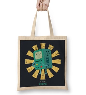 Beemo Retro Japanese Adventure Time Bez Çanta Uzun Saplı