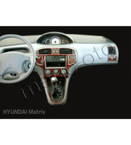 Meriç® Hyundai Matrix Ön Torpido Kaplama Maun 13 Parça 2006-2012 (Maun)