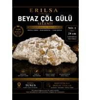 Sertifikalı Beyaz Çöl Gülü Selenit Taşı Kütle - 28 cm Dev Boy Koleksiyonluk Tek Parça