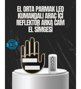 Uzaktan Kumandalı LED El Park Uyarı Cihazı 2025 Model A Kalite