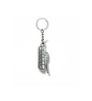 Askeri Tank Figürlü Metal Anahtarlık – Gümüş Renk Unisex Aksesuar